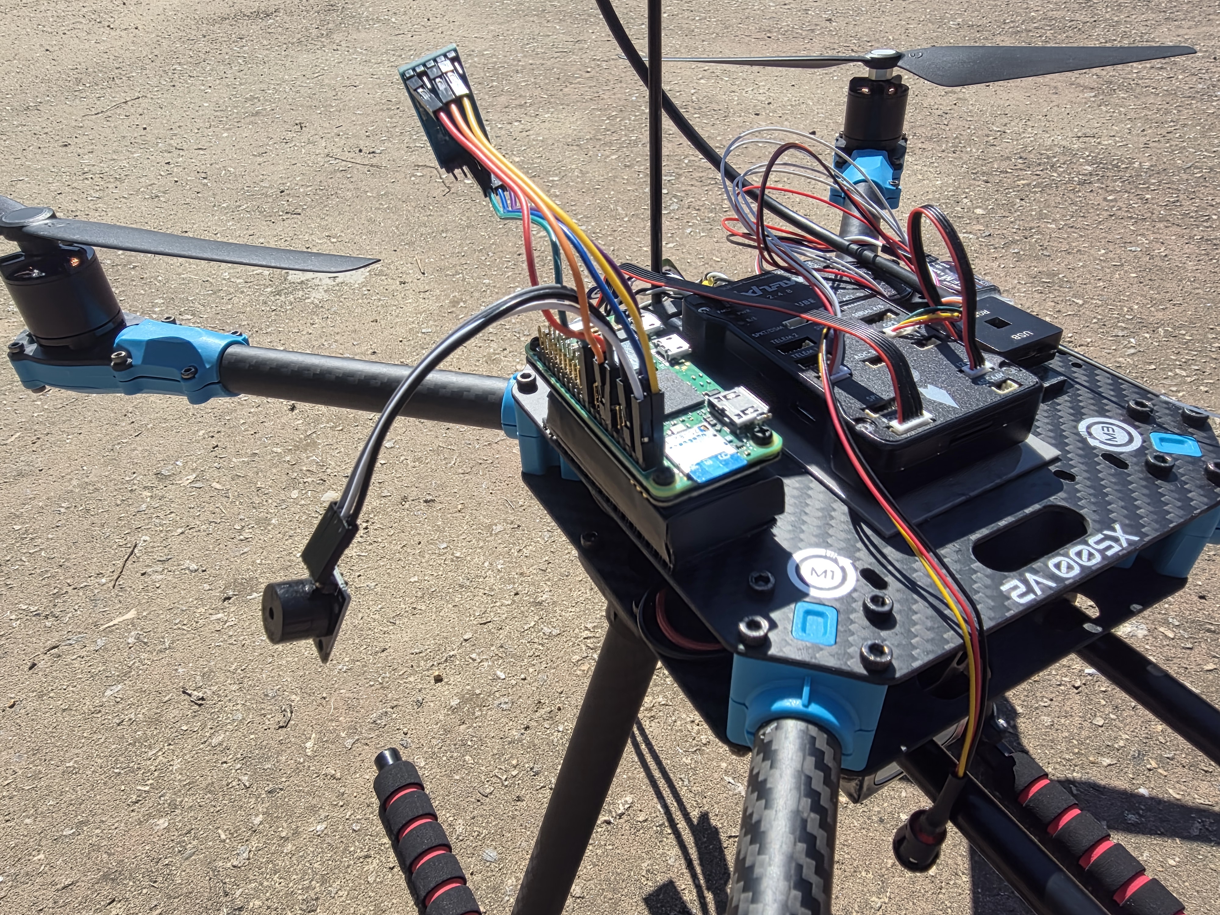 ALTIVIUM early prototype mounted on an X500 drone